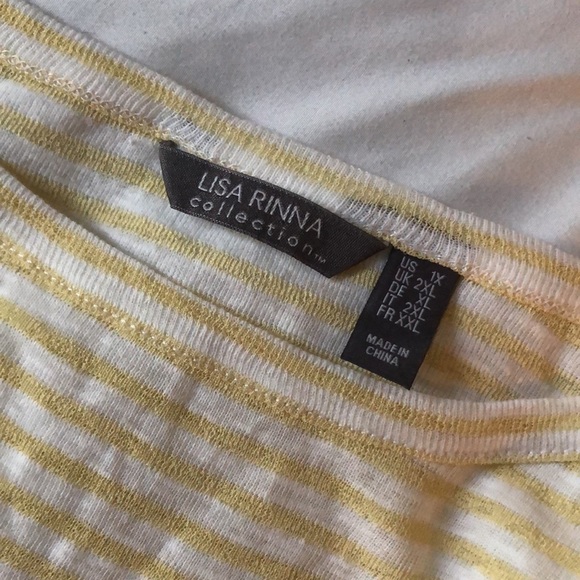 Lisa Rinna striped Pullover top - Picture 3 of 7